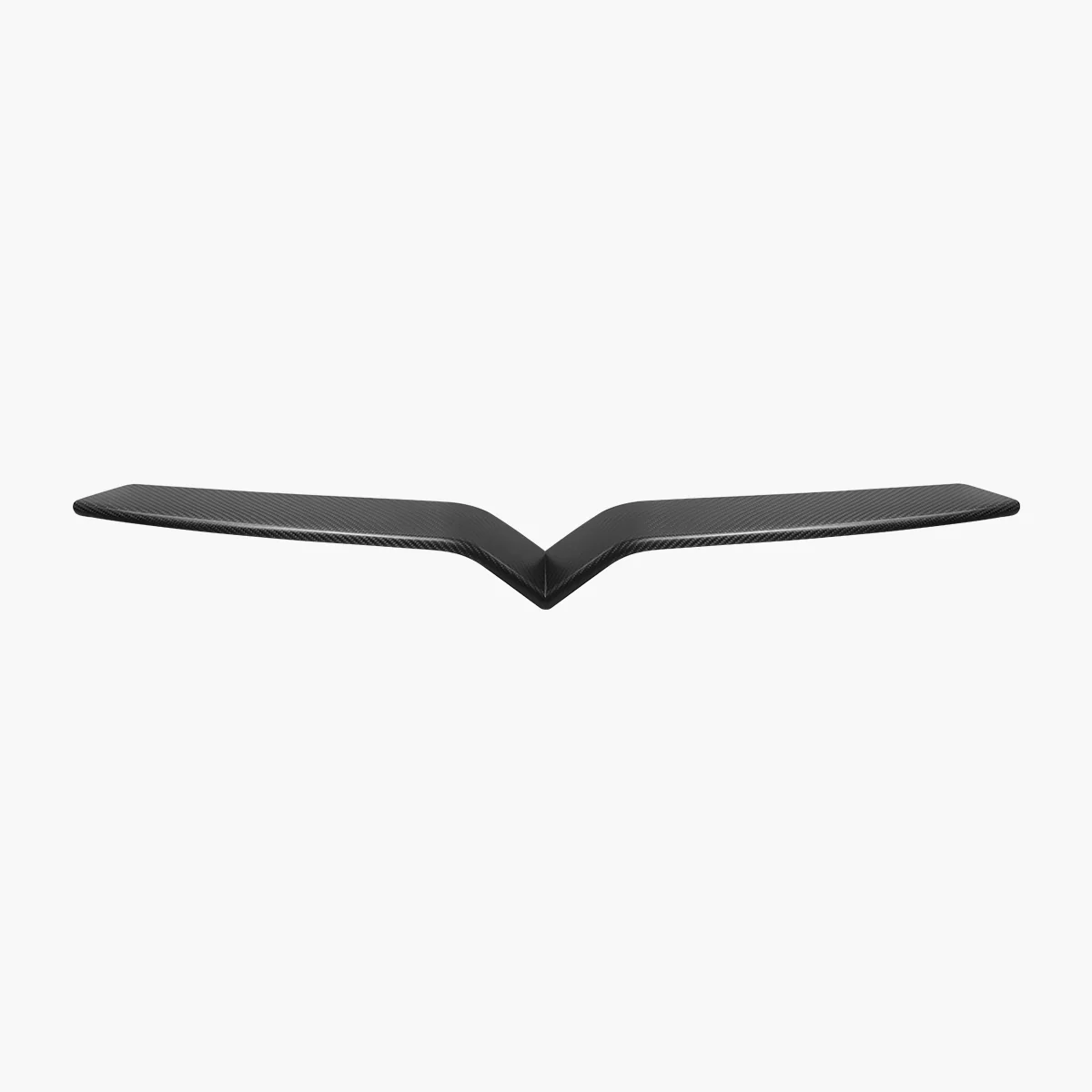 Real Carbon Fiber Front Center Grille Trim Cover for Model X - Image 6