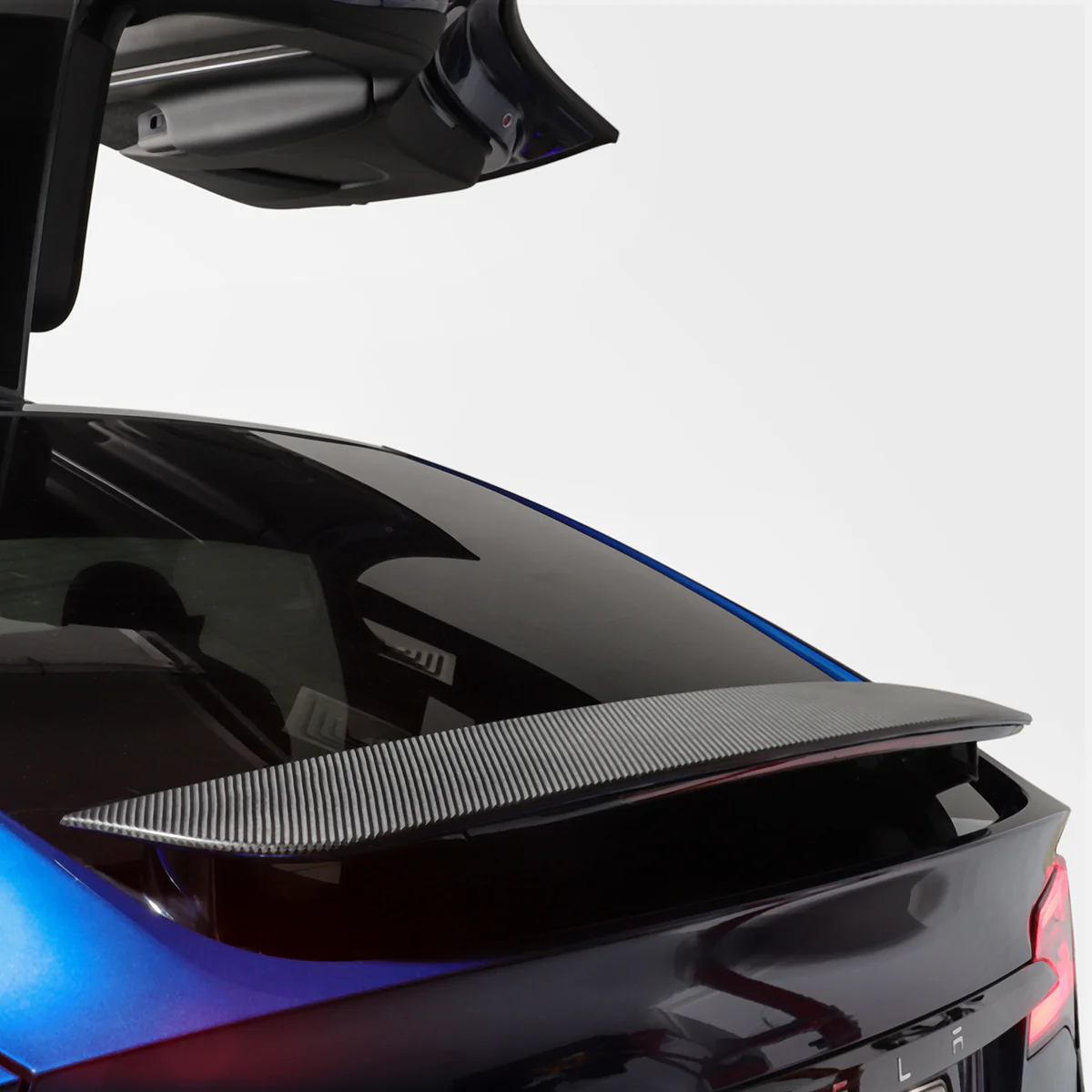 TPARTS Real Carbon Fiber Performance Spoiler for Model X - Image 6
