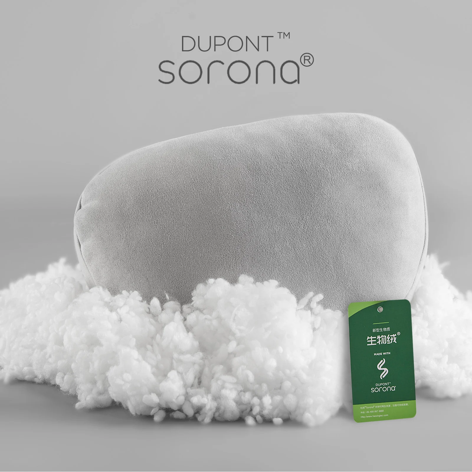 Soft Faux Suede Headrest Neck Pillow for Model 3/Y/S/X(Filled With Dupont™ Sorona® Sustainable Bio Fiber) - Image 7