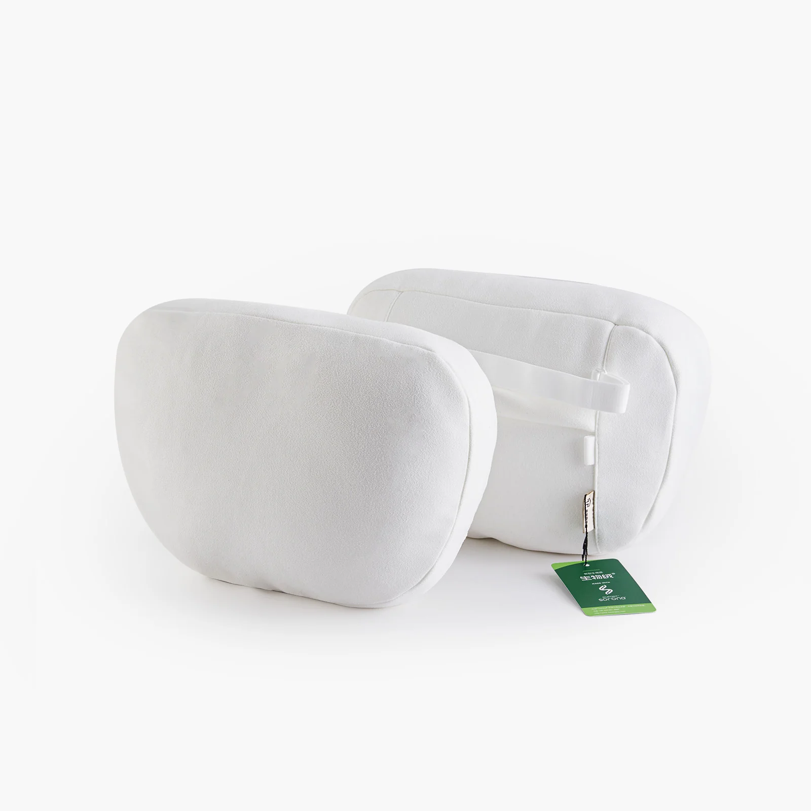 Soft Faux Suede Headrest Neck Pillow for Model 3/Y/S/X(Filled With Dupont™ Sorona® Sustainable Bio Fiber) - Image 9