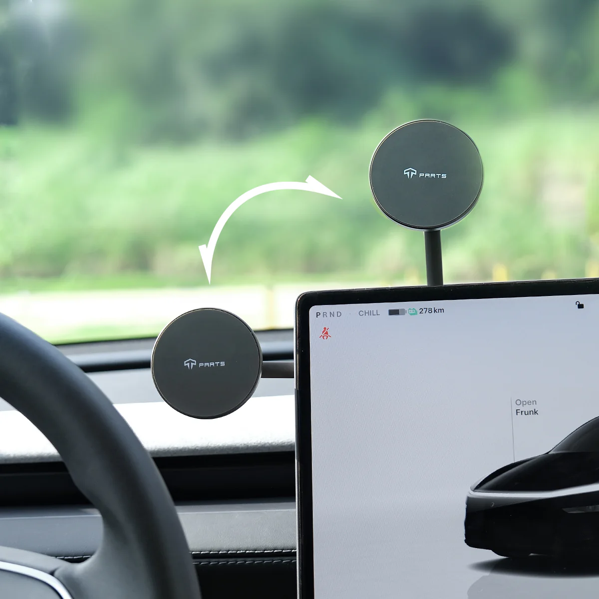 Vacuum Suction Phone Holder for Model 3/Y/S/X - Image 10