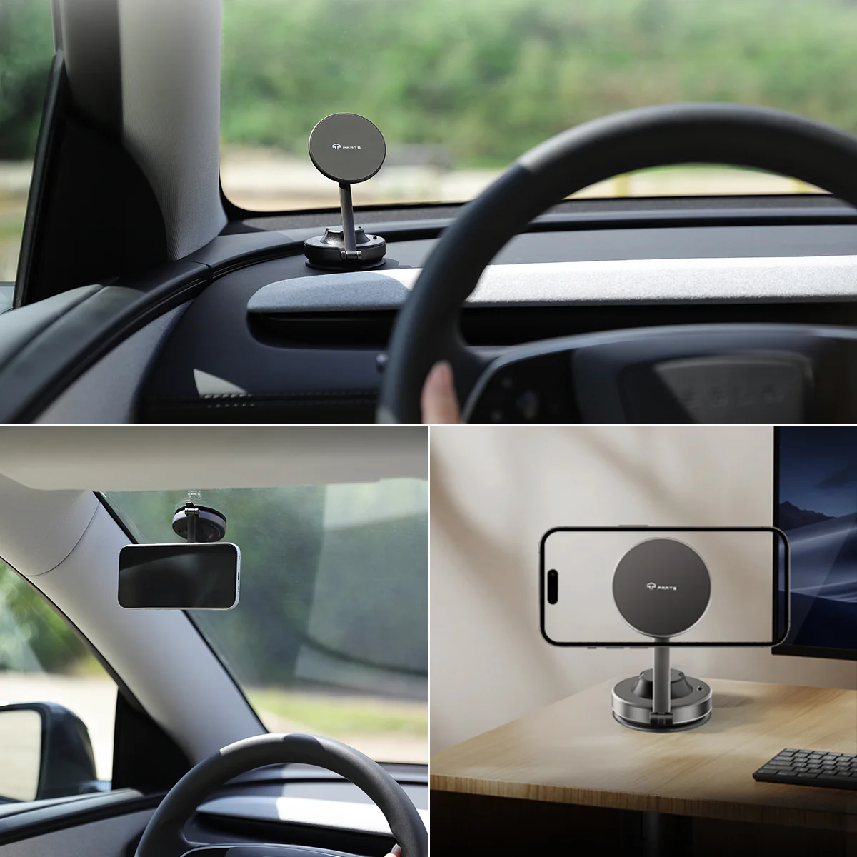 Vacuum Suction Phone Holder for Model 3/Y/S/X - Image 9