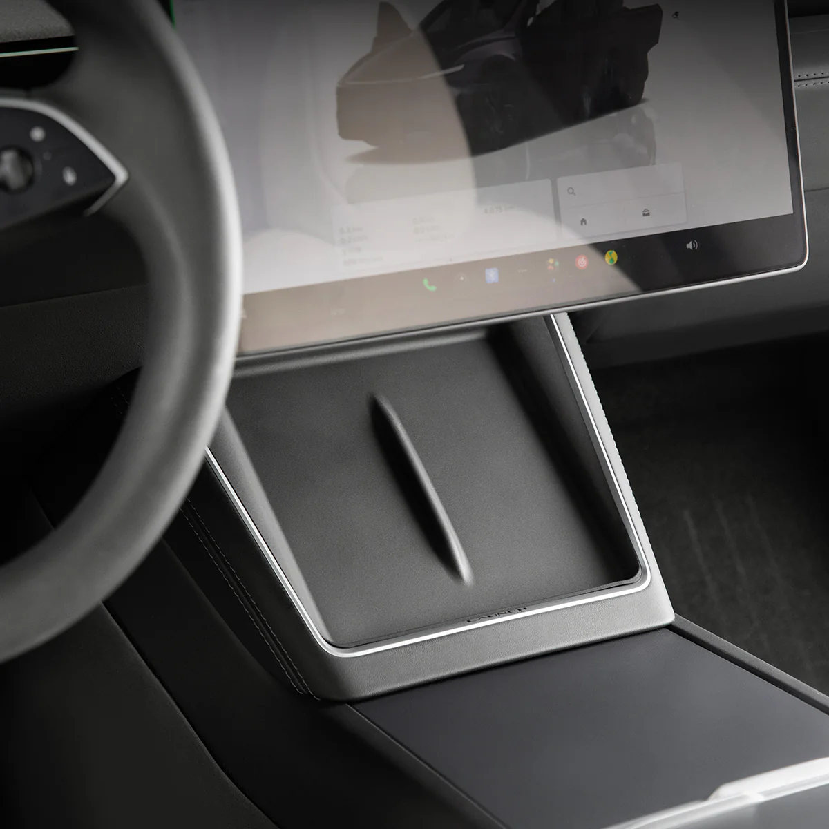 Center Console Wireless Charger Pad for Model Y - Image 2